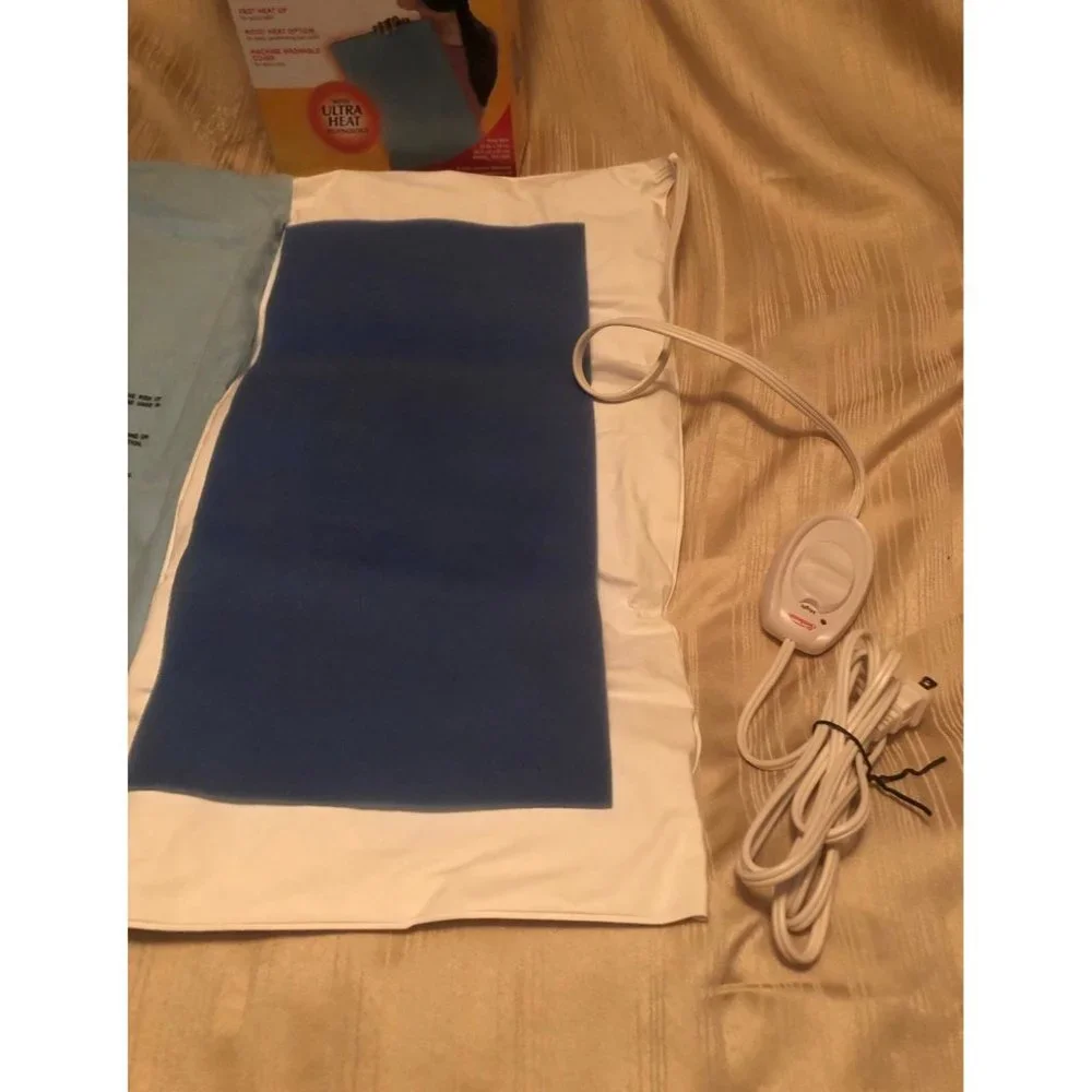 SUNBEAM KING SIZE HEATING PAD ULTRAHEAT 3- HEAT SETTINGS - Picture 6 of 8